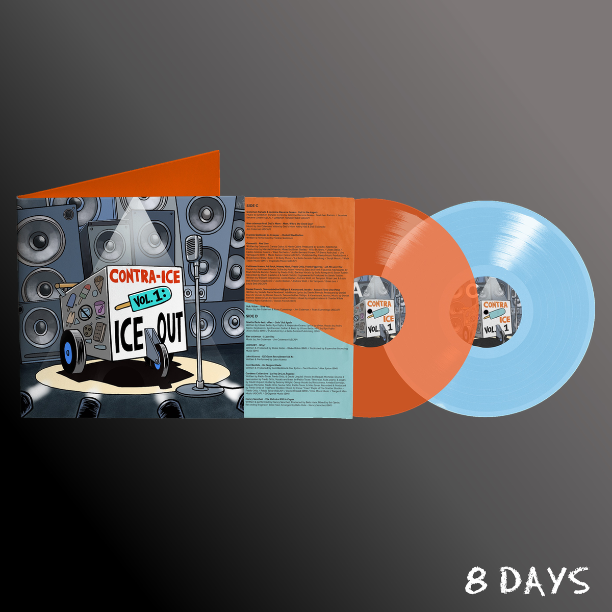 Various Artists - Contra-ICE Vol. 1: Ice Out - Orange/Blue Vinyl LP | Pre-Order 2.10.26