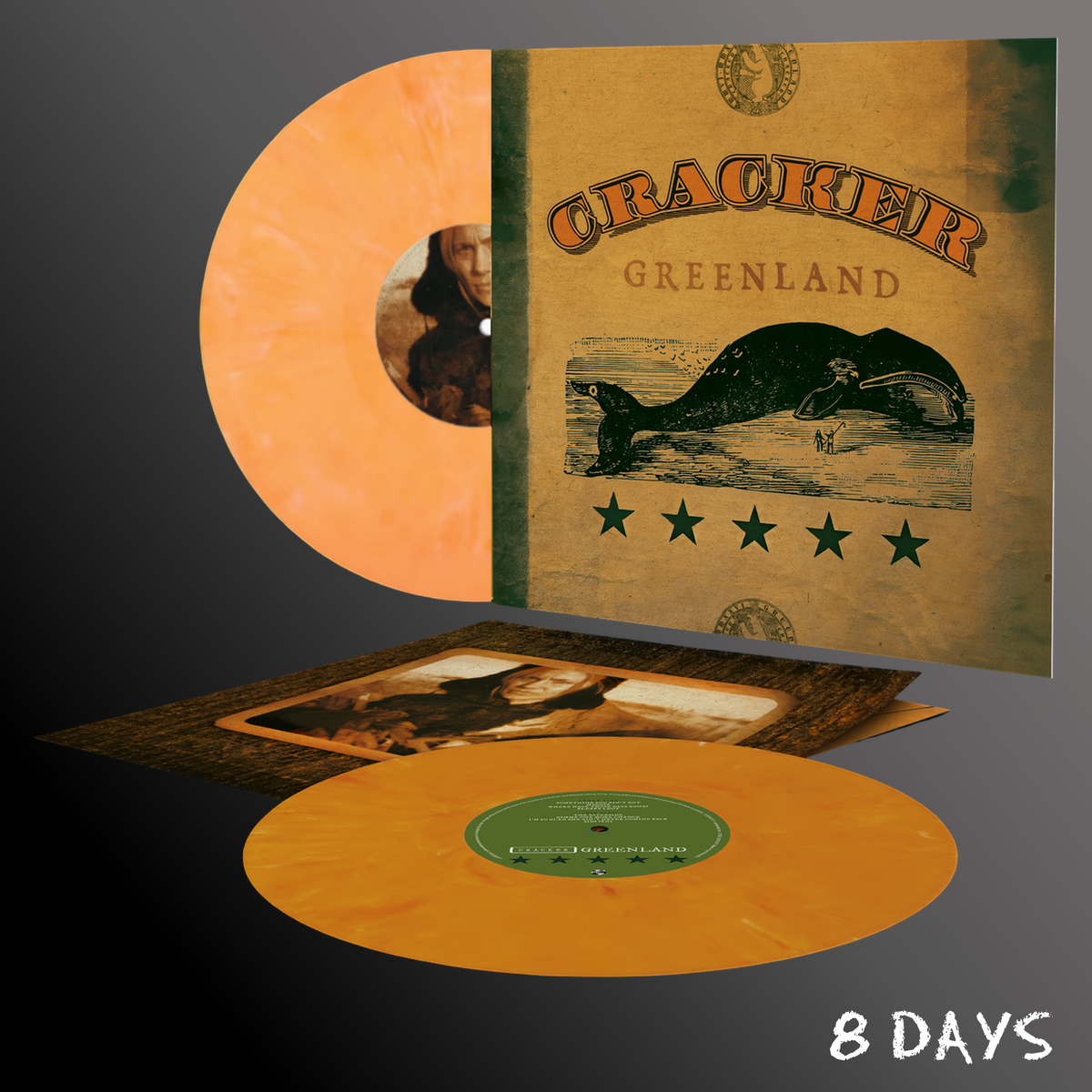Cracker - Greenland - Orange Eco Mix Vinyl 2LP | Pre-Order 6.11.26