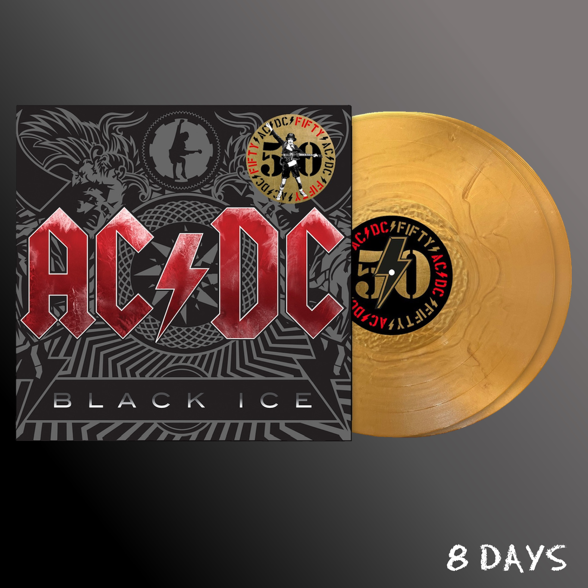 AC/DC - Black Ice (50th Anniversary) - Gold Vinyl 2LP