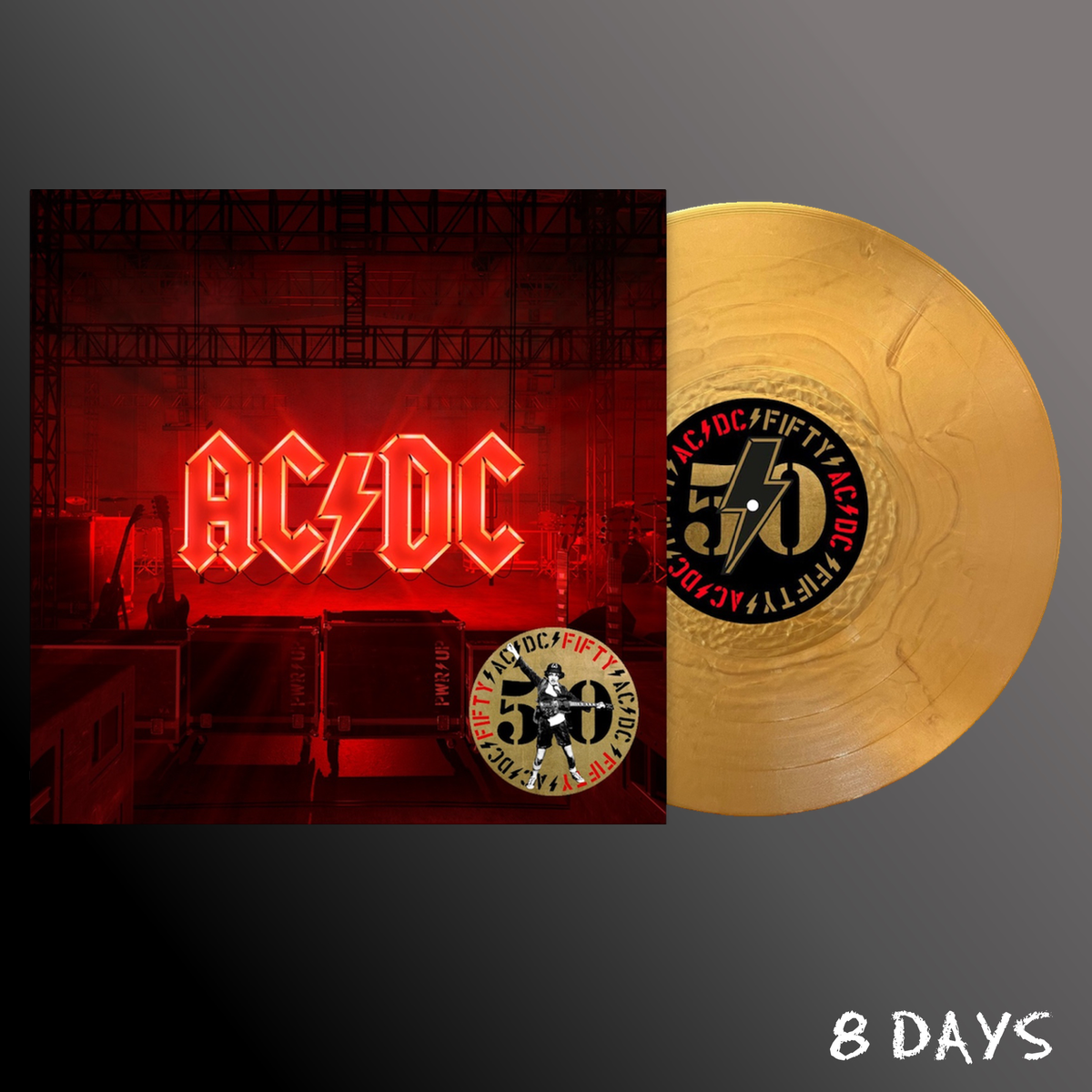 AC/DC - POWER UP (50th Anniversary) - Gold Vinyl LP
