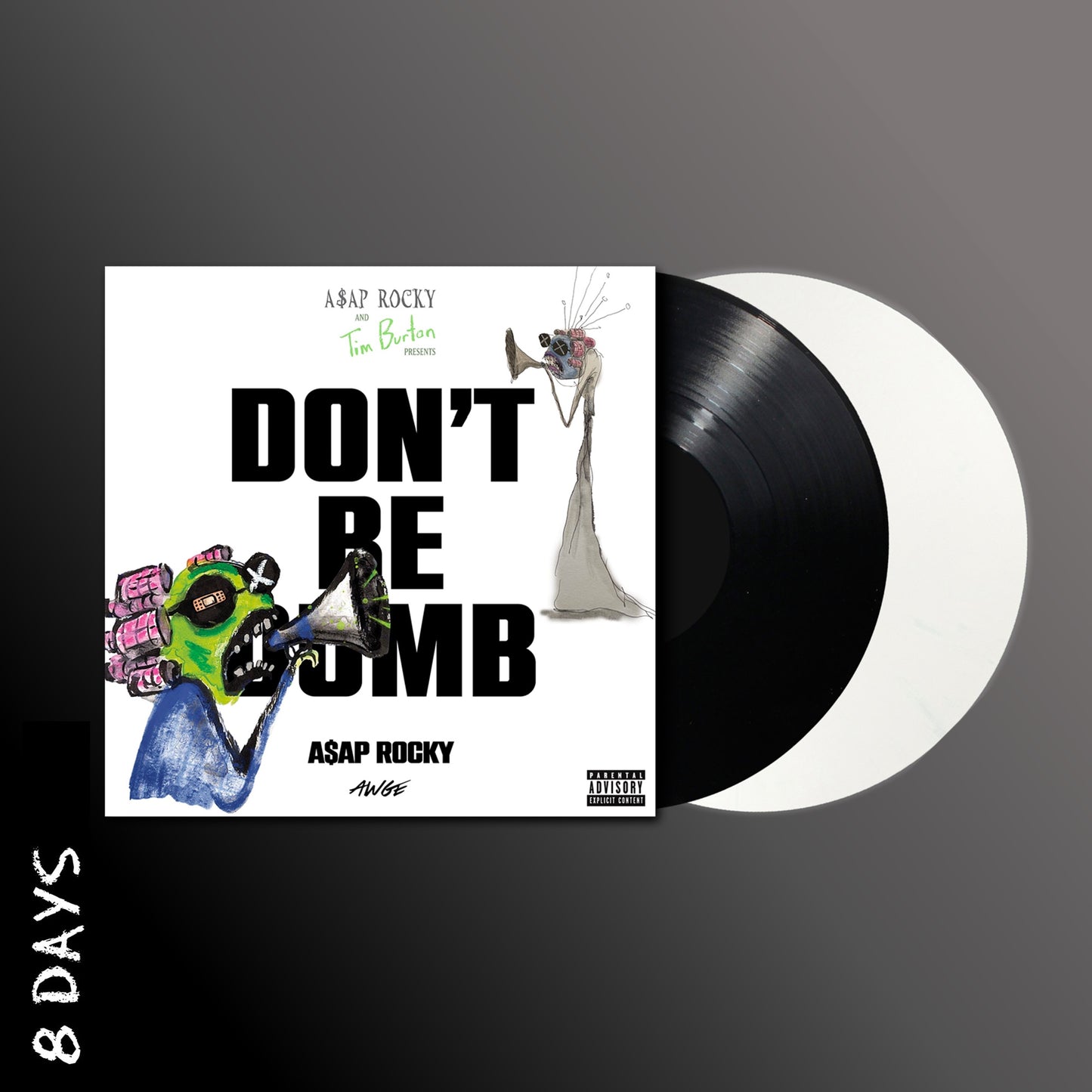 A$AP Rocky - Don't Be Dumb - 2LP Black & White Vinyl - Pre Order 10/4/26