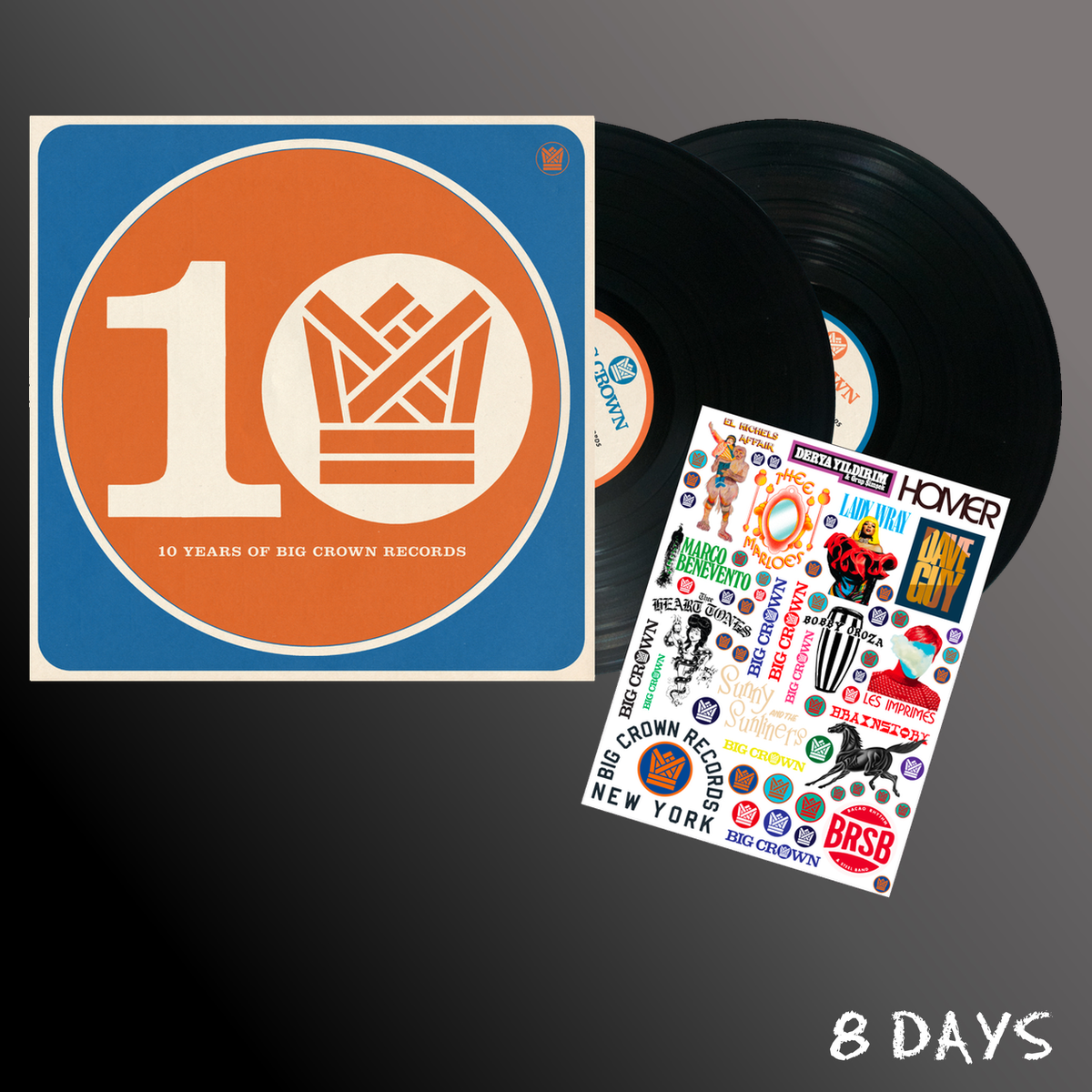 Various Artists - BCR10 - Ten Years of Big Crown Records - Black Vinyl 2LP | Pre-Order 30.10.26