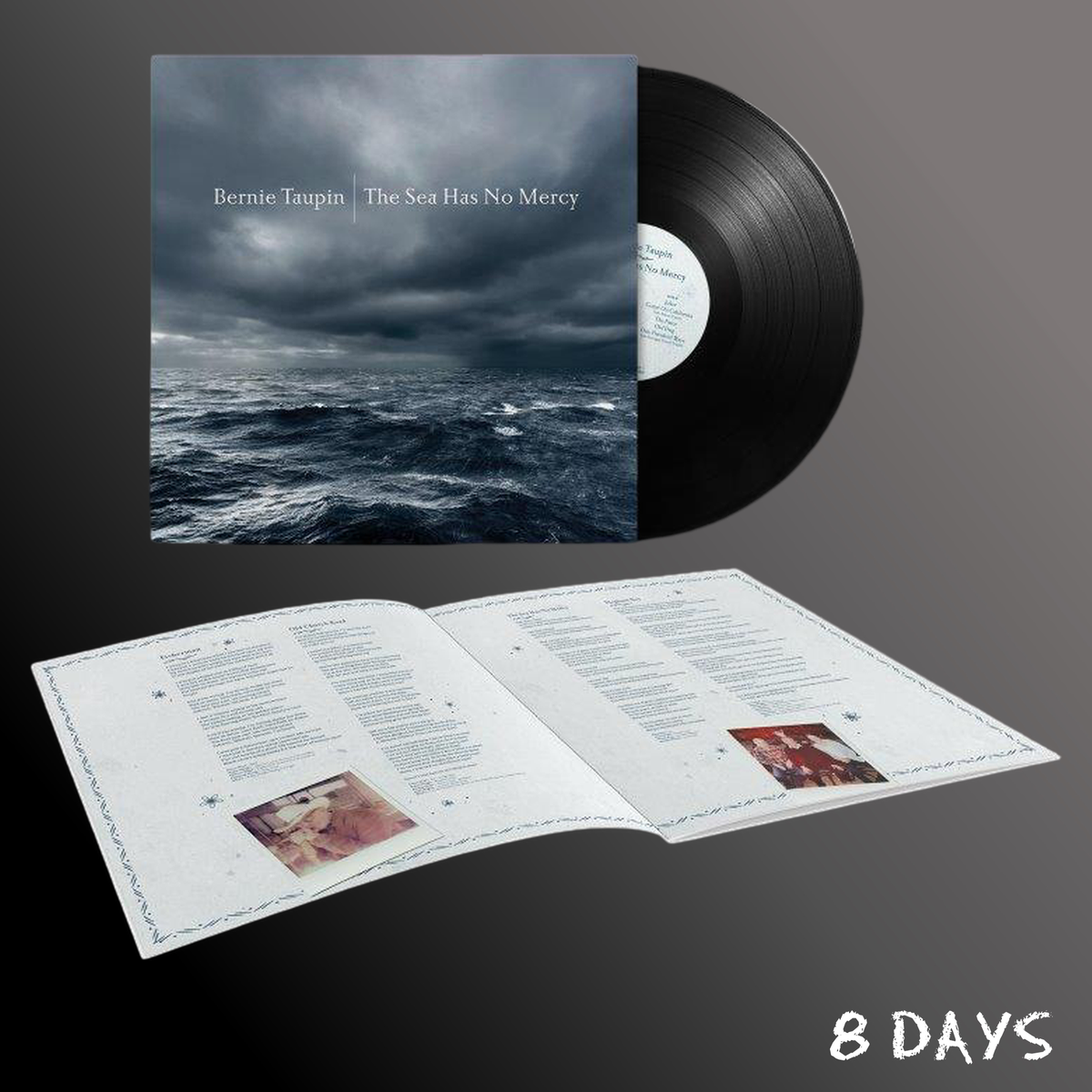 Bernie Taupin - The Sea Has No Mercy - Black Vinyl LP | Pre-Order 23.10.26