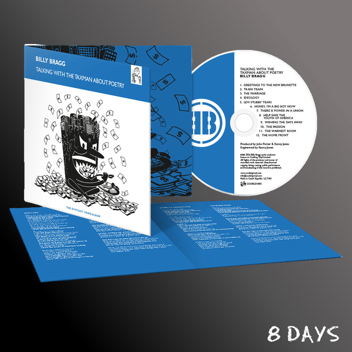 Billy Bragg - Talking With The Taxman About Poetry - CD | Pre-Order 6.11.26