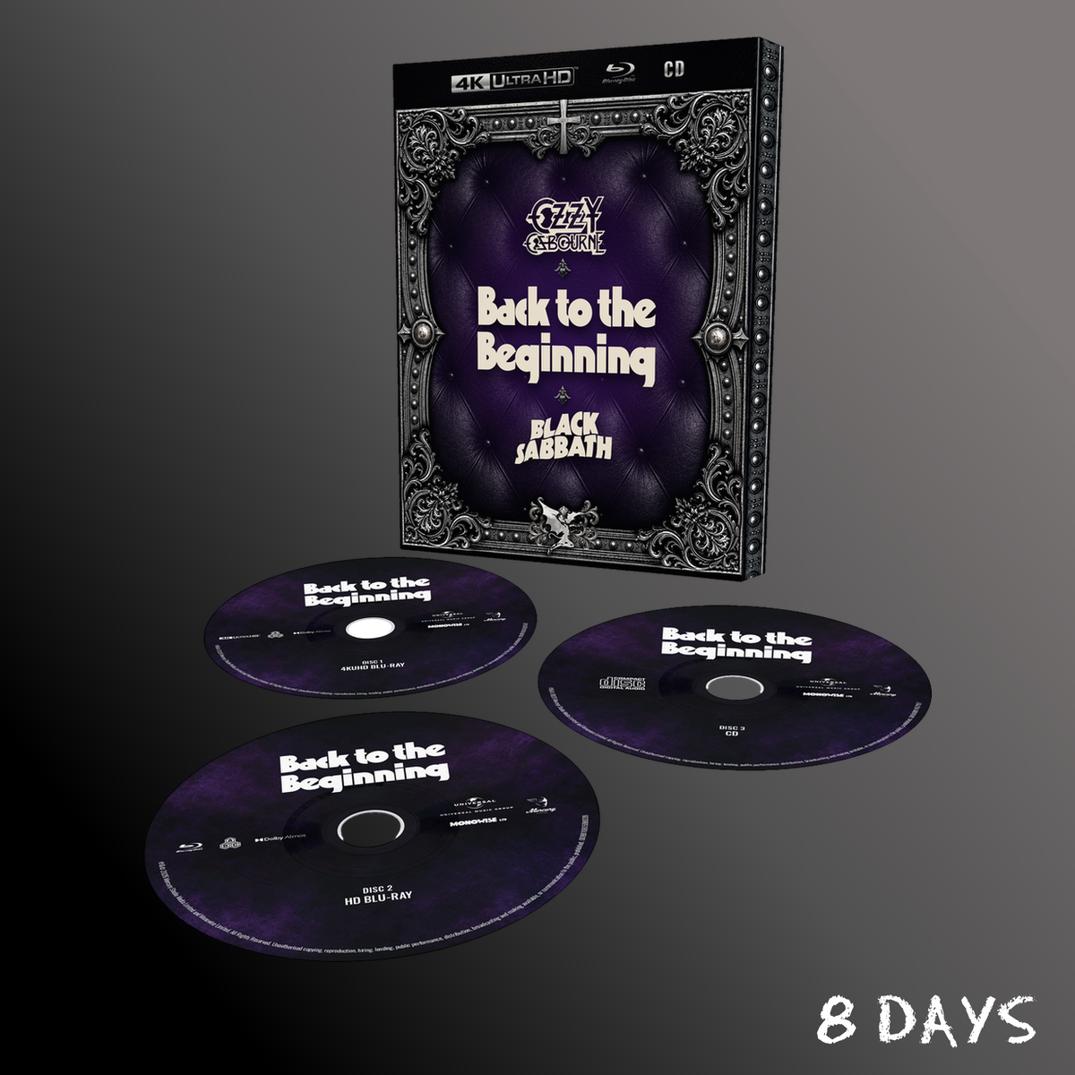 Ozzy Osbourne & Black Sabbath - Back To The Beginning - Indies Alt Cover CD + 2 Blu-ray | Pre-Order 11.12.26