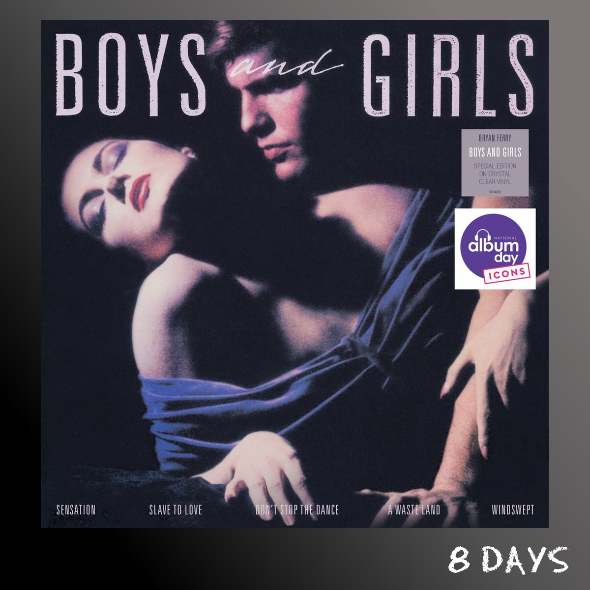 Bryan Ferry - Boys and Girls - Crystal Clear Vinyl LP | Pre-Order 17.10.26