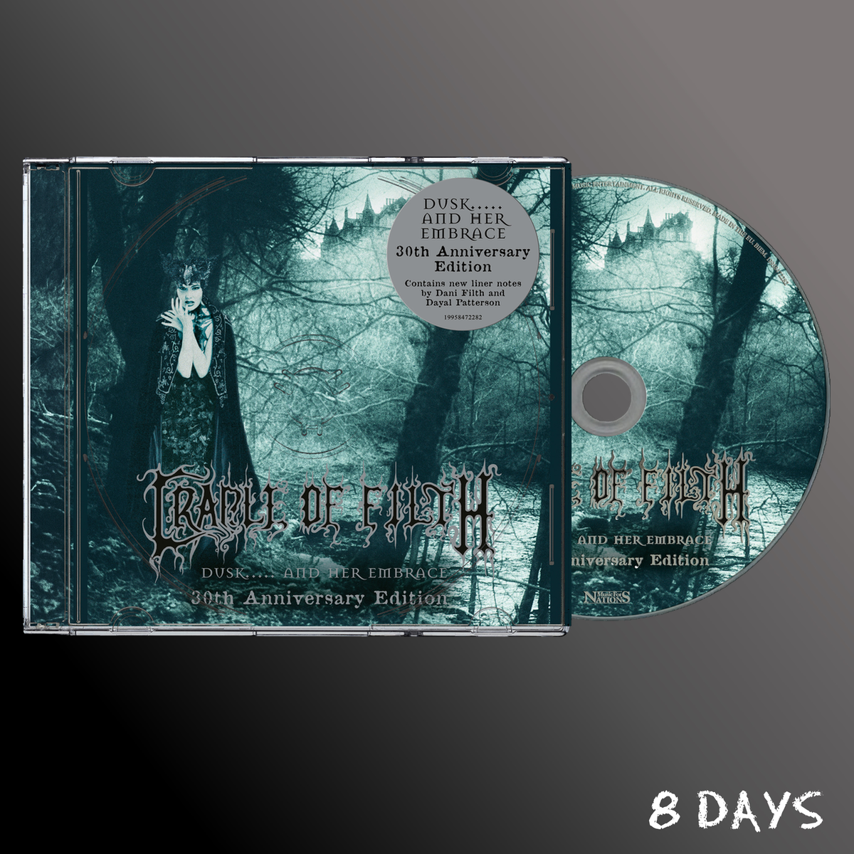 Cradle of Filth - Dusk... and Her Embrace - CD | Pre-Order 30.10.26