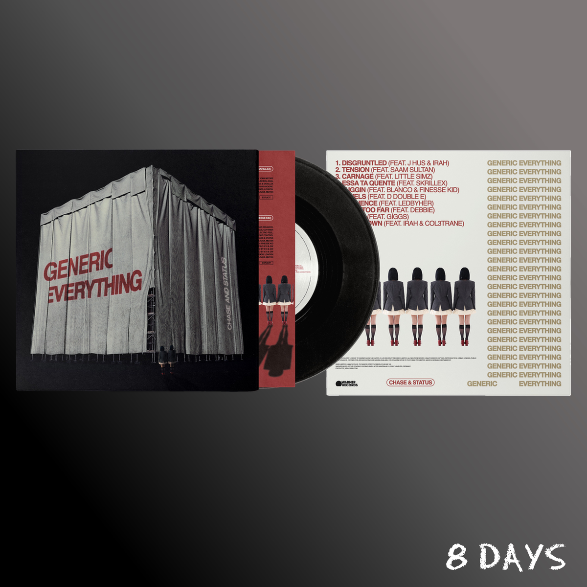 Chase & Status - Generic Everything - Black Vinyl LP | Pre-Order 9.10.26