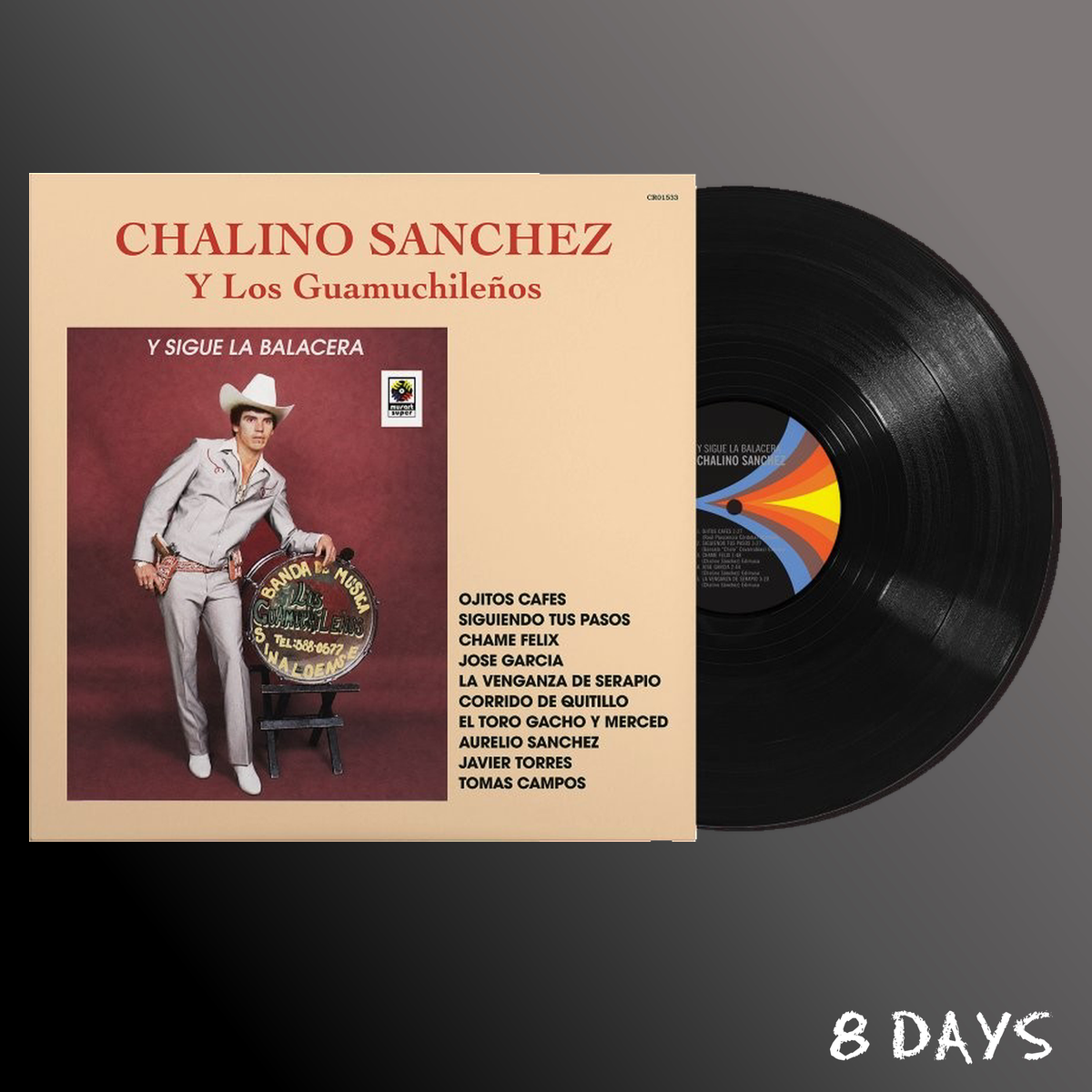 Chalino Sánchez - Y Sigue La Balacera - Black Vinyl LP | Pre-Order 13.11.26