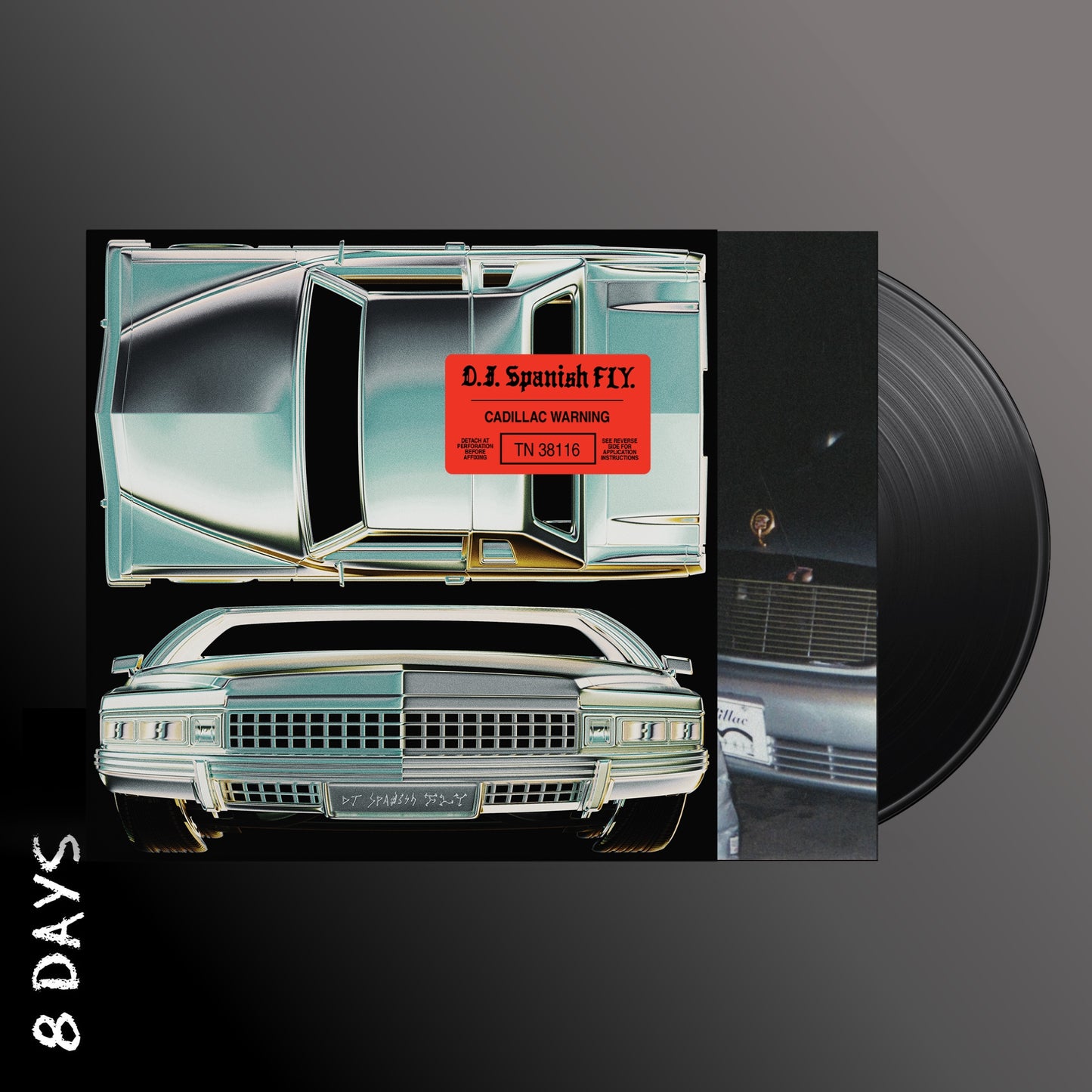 DJ Spanish Fly - Cadillac Warning - Black Vinyl - Pre Order 2/10/26