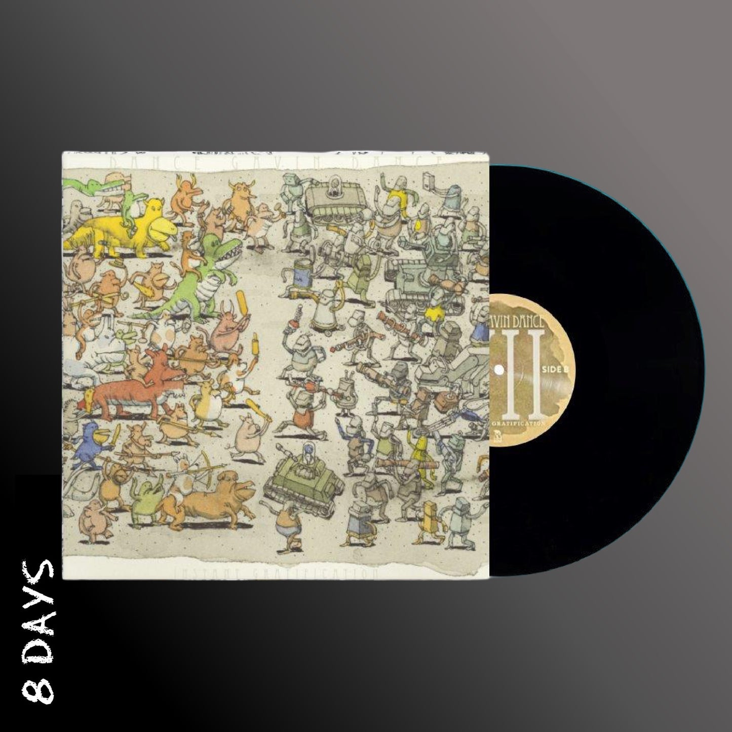 Dance Gavin Dance - Instant Gratification - Black Eco Vinyl - Pre Order 21/8/26