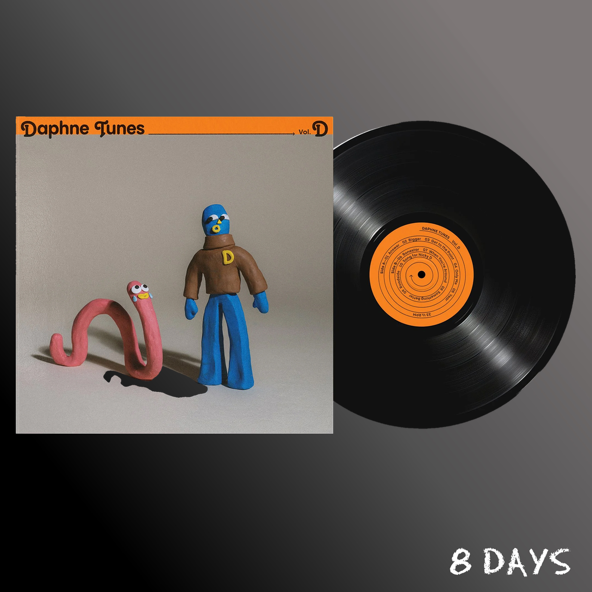 Daphne Tunes - Vol. D - Black Vinyl LP | Pre-Order 6.11.26