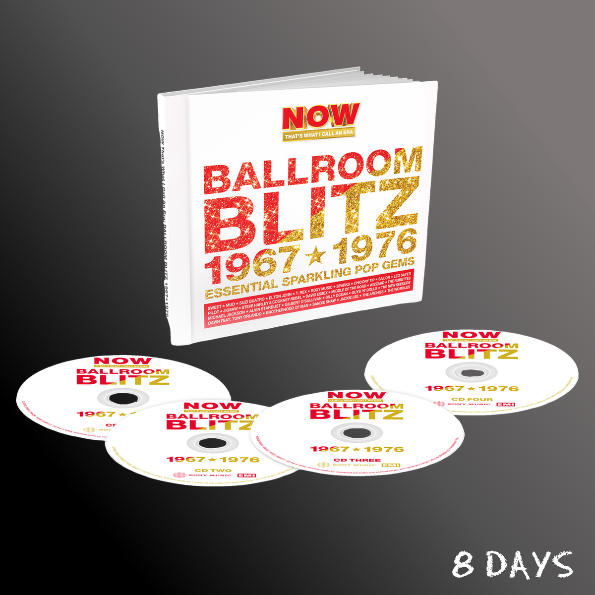 NOW That's What I Call An Era - Ballroom Blitz: 1967-1976 - DLX 4CD | Pre-Order 6.11.26