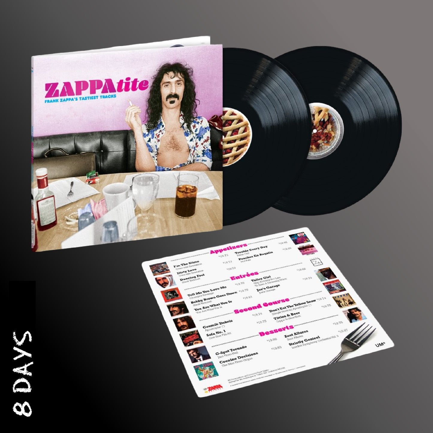 Frank Zappa - ZAPPAtite: Frank Zappa’s Tastiest Tracks - 2LP Black Vinyl - Pre Order 17/7/26