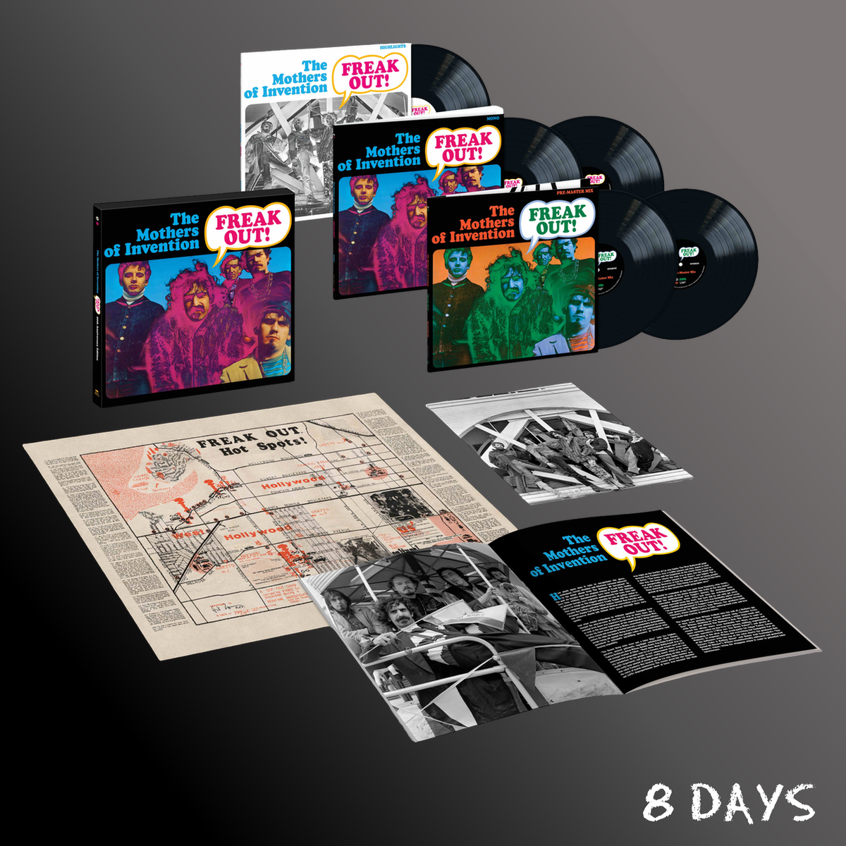 Frank Zappa, The Mothers of Invention - Freak Out! - Black Vinyl 5LP | Pre-Order 25.9.26