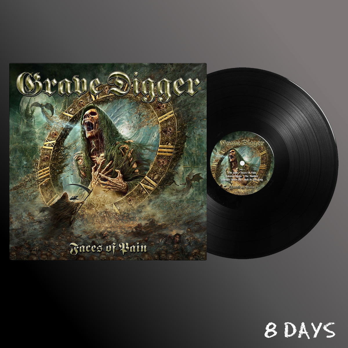 Grave Digger - Faces Of Pain - Black Vinyl LP | Pre-Order 15.1.27
