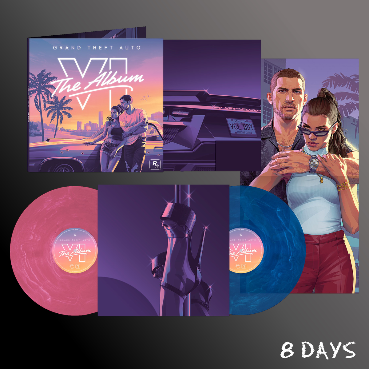 Various - Grand Theft Auto VI: The Album - Indies Pink & Blue Vinyl LP | Pre-Order 19.11.26