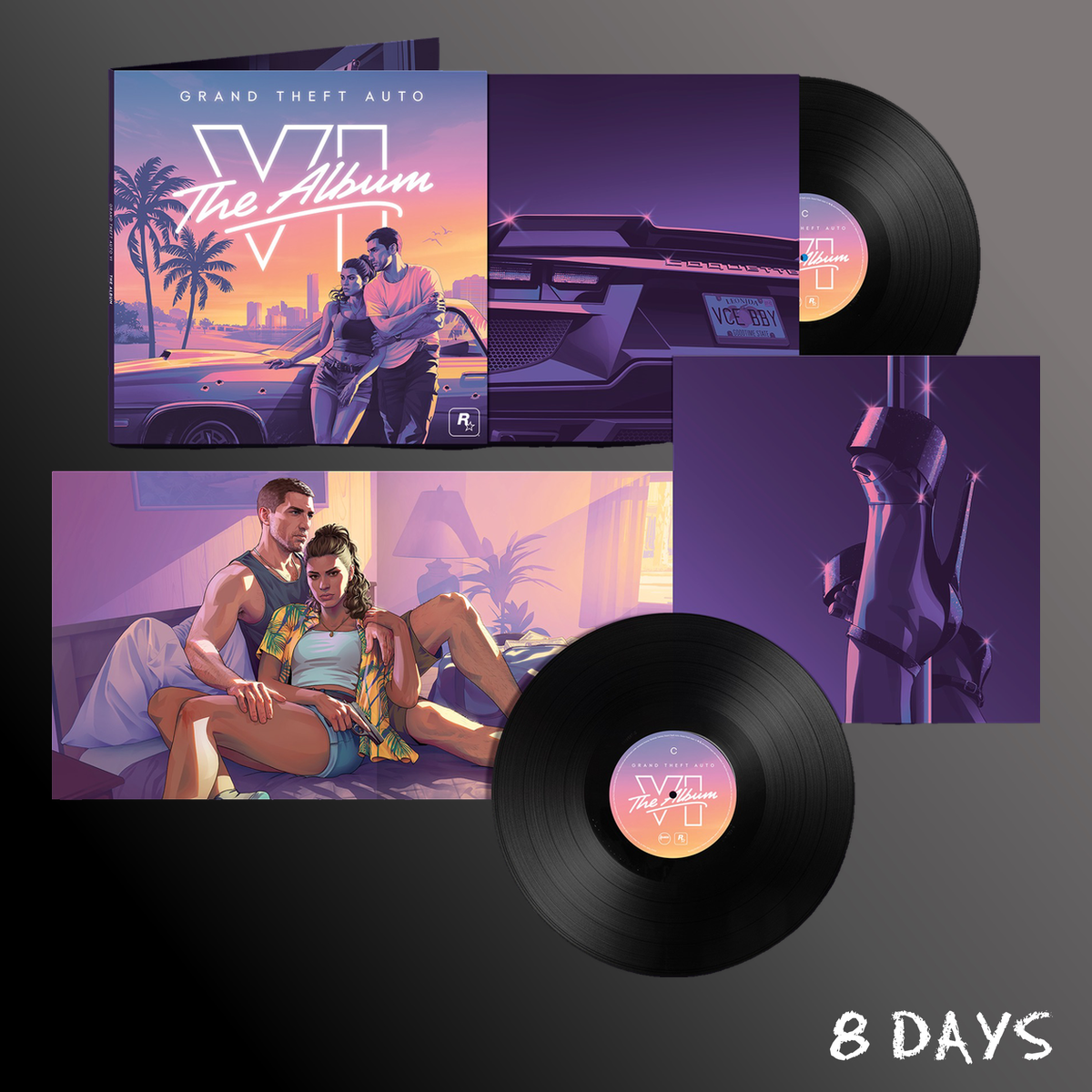 Various Artists - Grand Theft Auto VI: The Album - Black Vinyl 2LP | Pre-Order 19.11.26