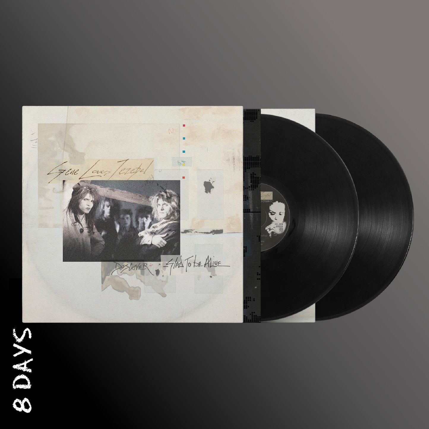 Gene Loves Jezebel - Discover & Glad To Be Alive (40) - 2LP Black Vinyl - Pre Order 24/7/26
