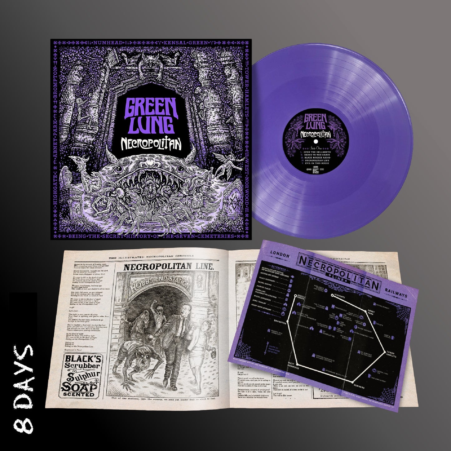 Green Lung - Necropolitan - Purple Vinyl - Pre Order 11/9/26