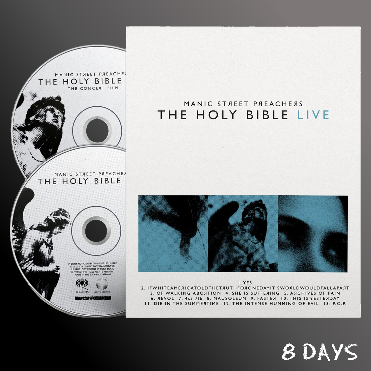 Manic Street Preachers - The Holy Bible Live - CD + Blu-ray | Pre-Order 23.10.26