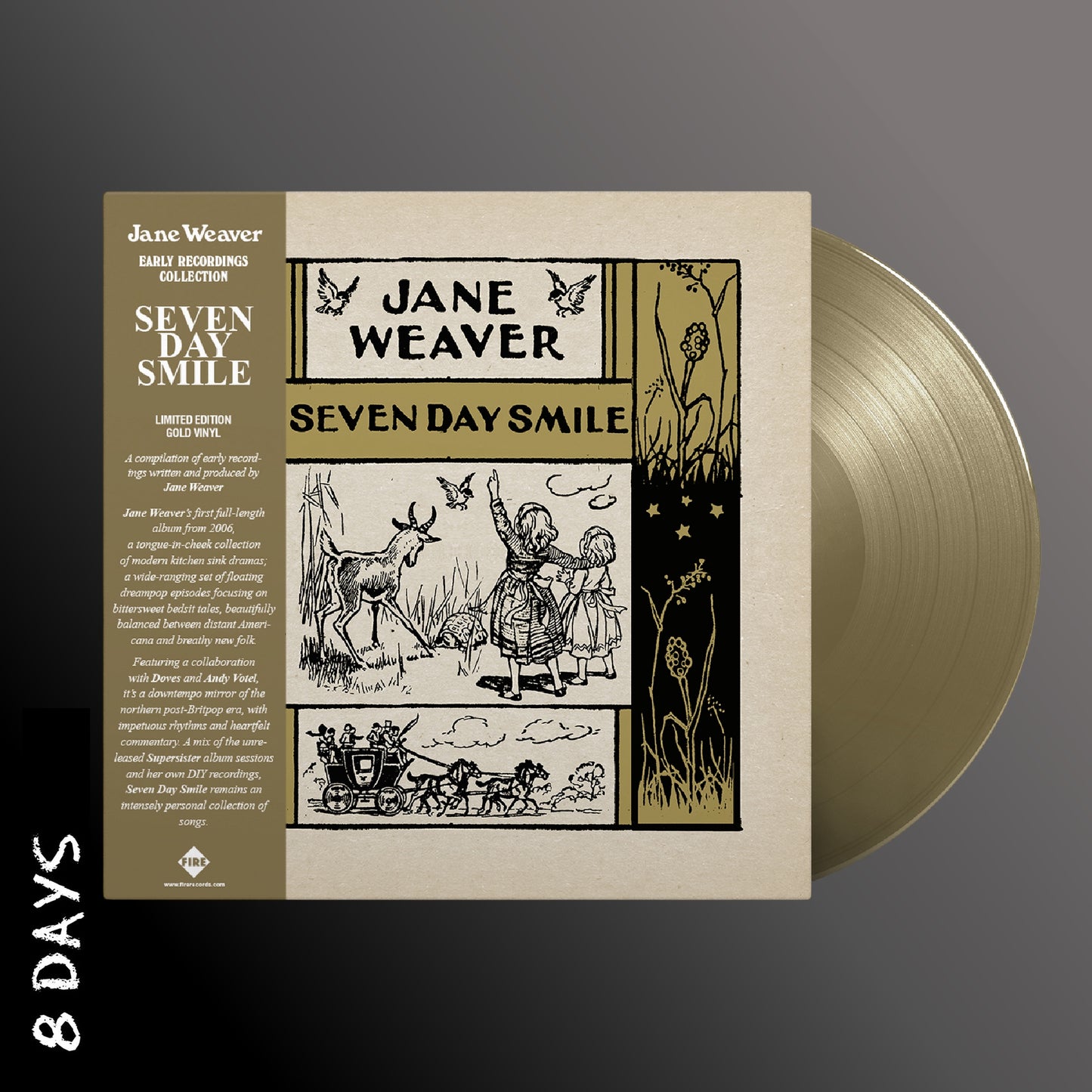 Jane Weaver - Seven Day Smile - LTD Gold Vinyl - Pre Order 7/8/26