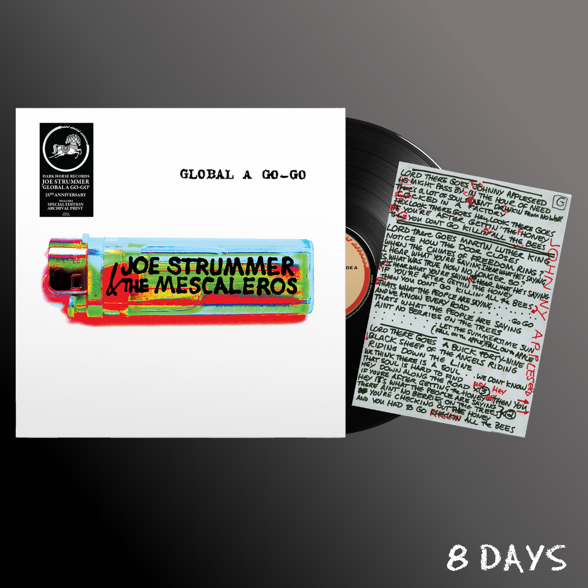 Joe Strummer & The Mescaleros - Global A Go-Go - Black Vinyl 2LP | Pre-Order 4.12.26