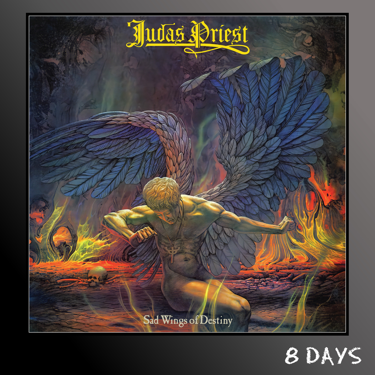 Judas Priest - Sad Wings Of Destiny - Galaxy Yellow/Orange Mix Vinyl LP | Pre-Order 9.10.26