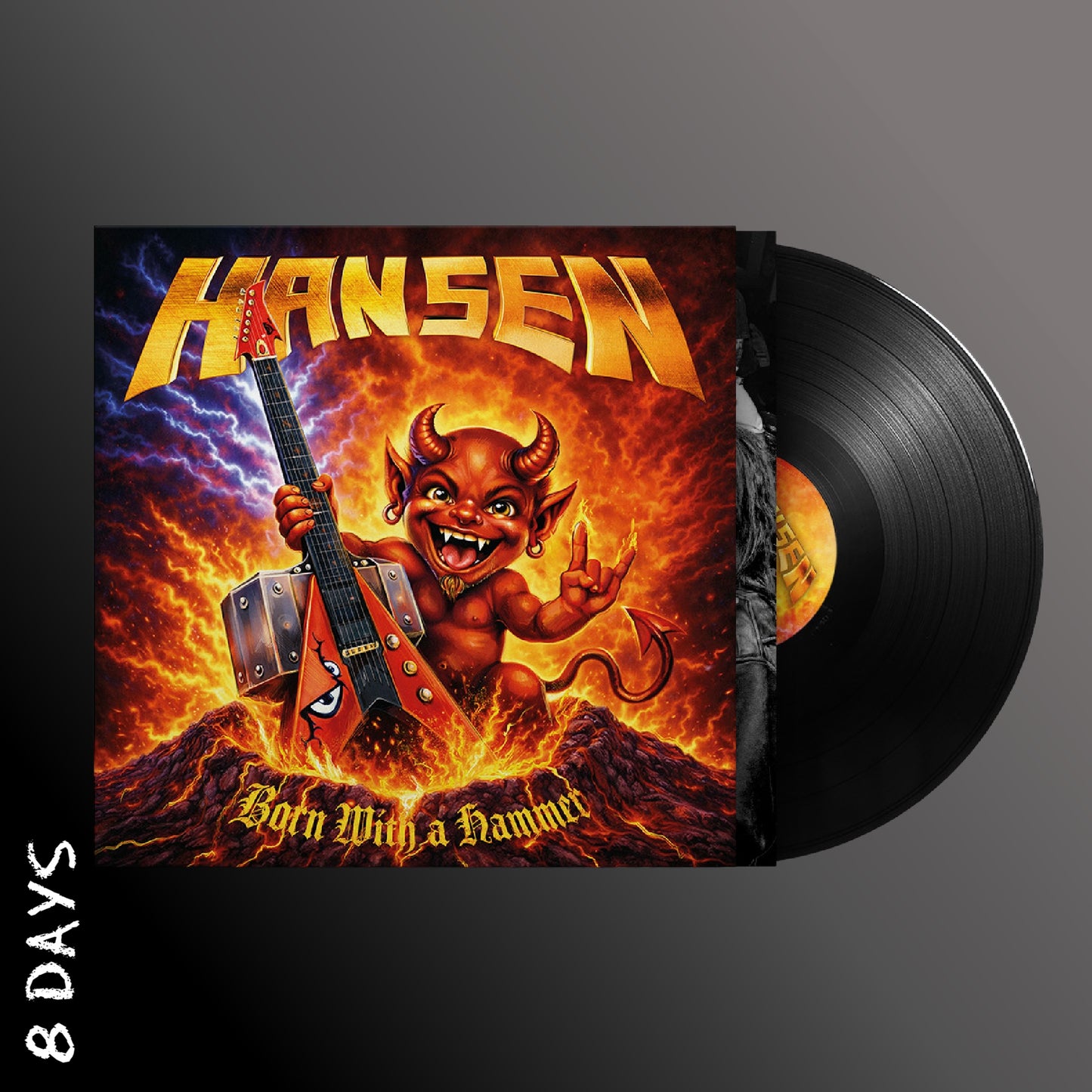 Kai Hansen - Born With A Hammer - Black Vinyl LP | Pre-Order 18.9.26