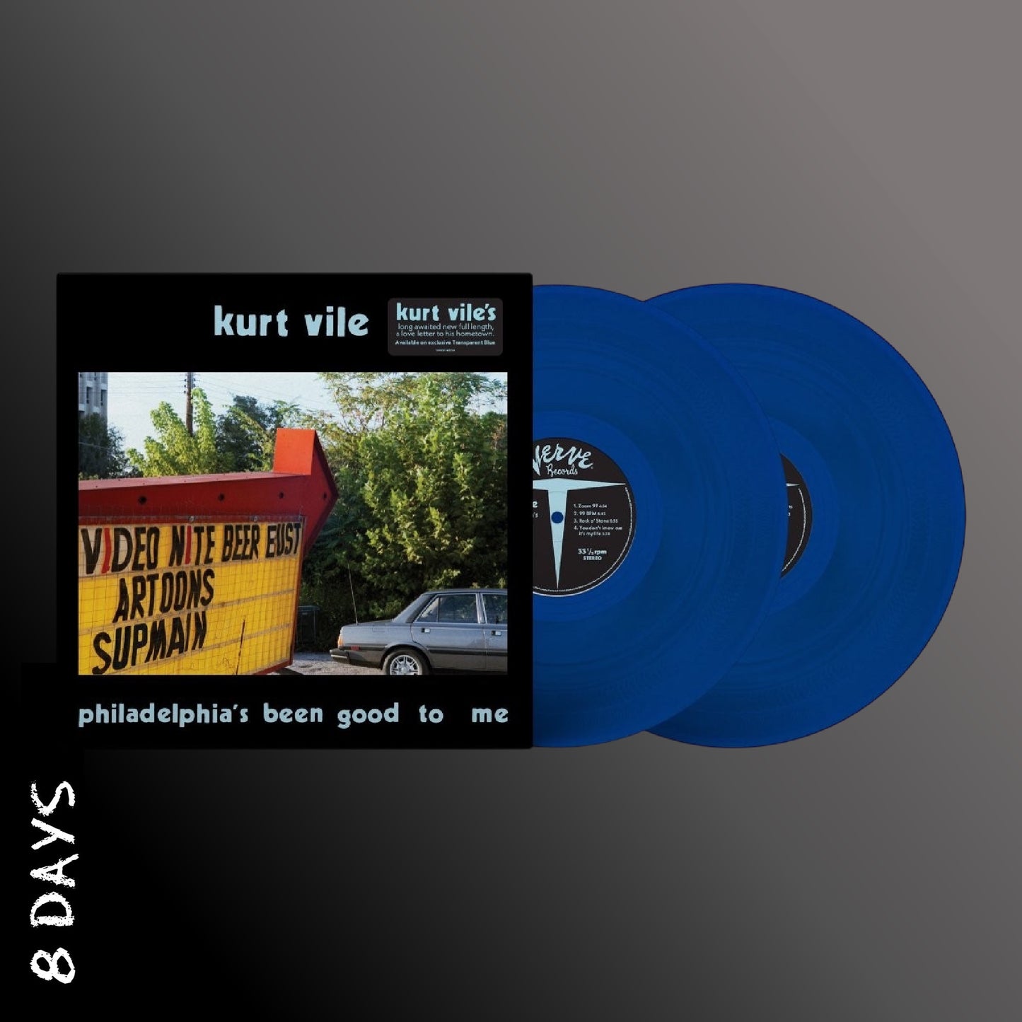 Kurt Vile - Philadelphia's been good to me - 2LP Indies Blue Vinyl - Pre Order 29/5/26