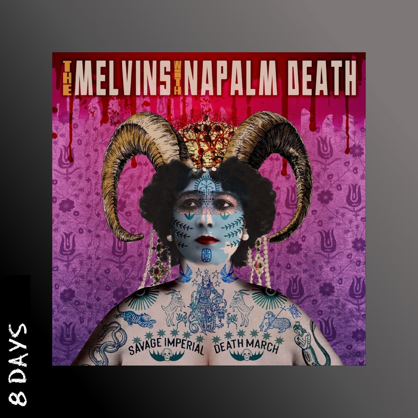 Melvins with Napalm Death - Savage Imperial Death March - CD - Pre Order 10/4/26