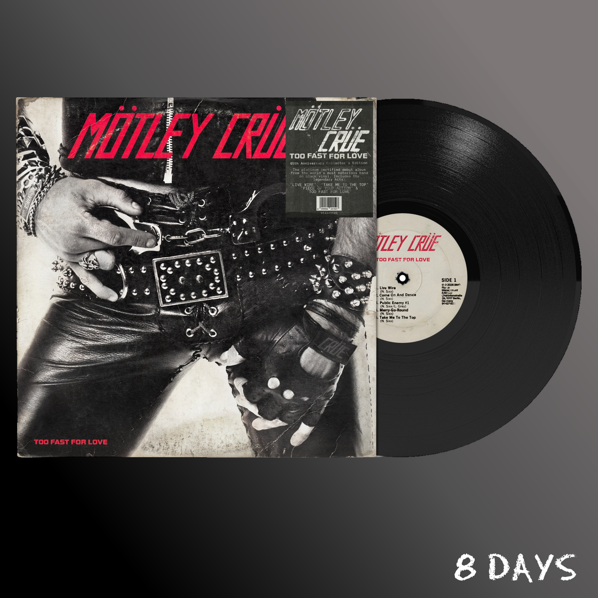 Mötley Crüe - Too Fast For Love (2026 RM) - Black Vinyl LP | Pre-Order 30.10.26