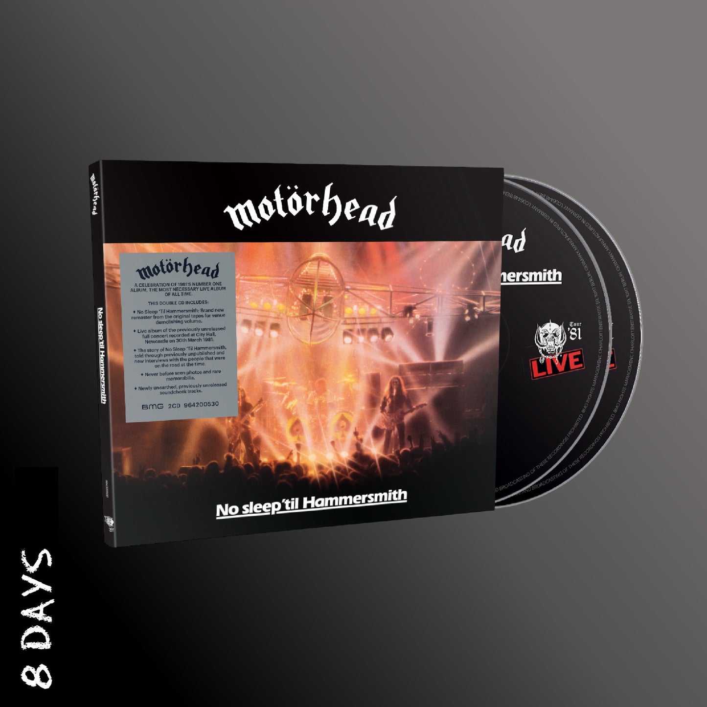 Motorhead - No Sleep 'Til Hammersmith (40th Anniversary) - Deluxe CD - Pre Order 30/1/26