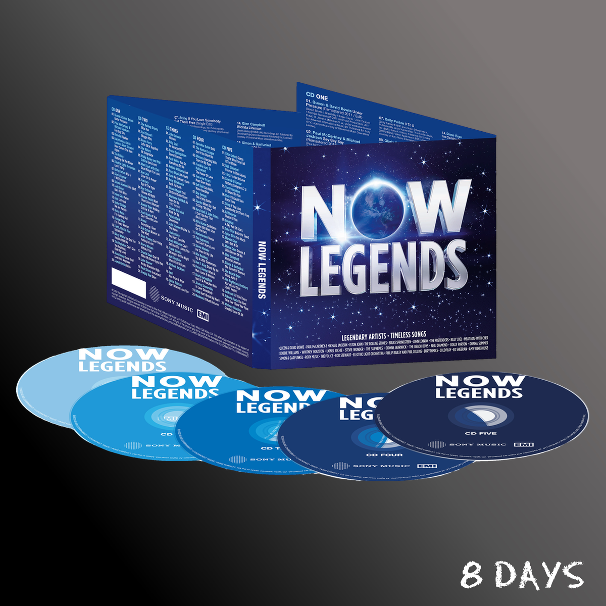 Various - NOW - Legends - 5CD | Pre-Order 13.11.26