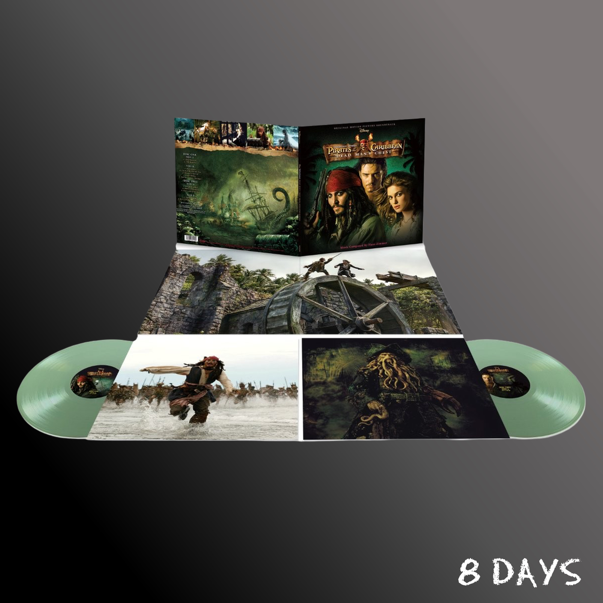 Hans Zimmer - Pirates of The Caribbean: Dead Man’s Chest - Translucent Green Vinyl 2LP | Pre-Order 2.10.26
