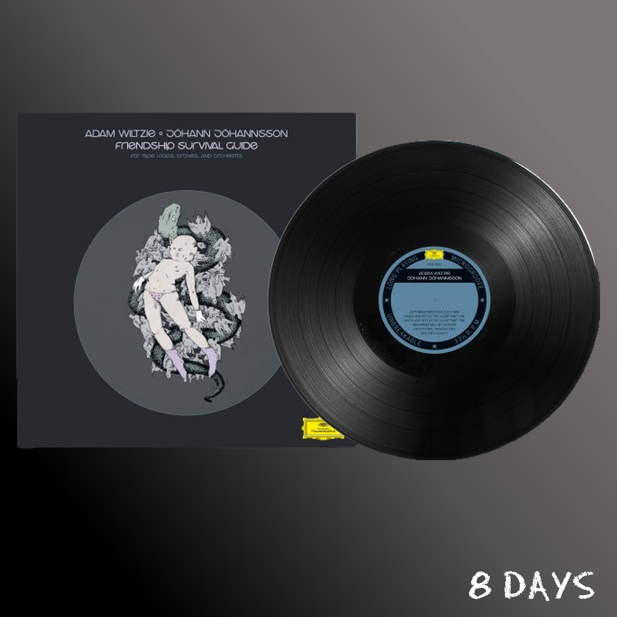 Jóhann Jóhannsson & Adam Wiltzie - Friendship Survival Guide - Black Vinyl LP | Pre-Order 18.9.26