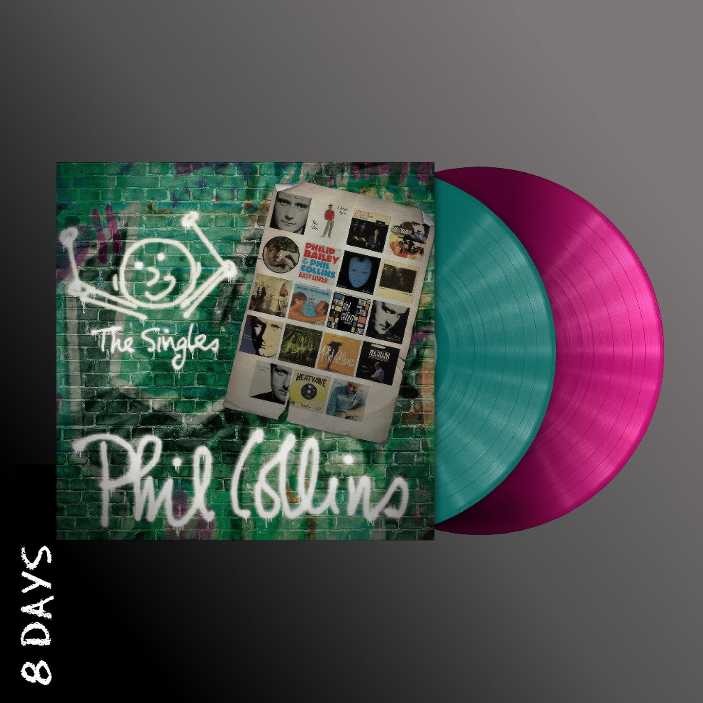 Phil Collins - The Singles - 2LP Magenta & Green Vinyl - Pre Order 30/1/26