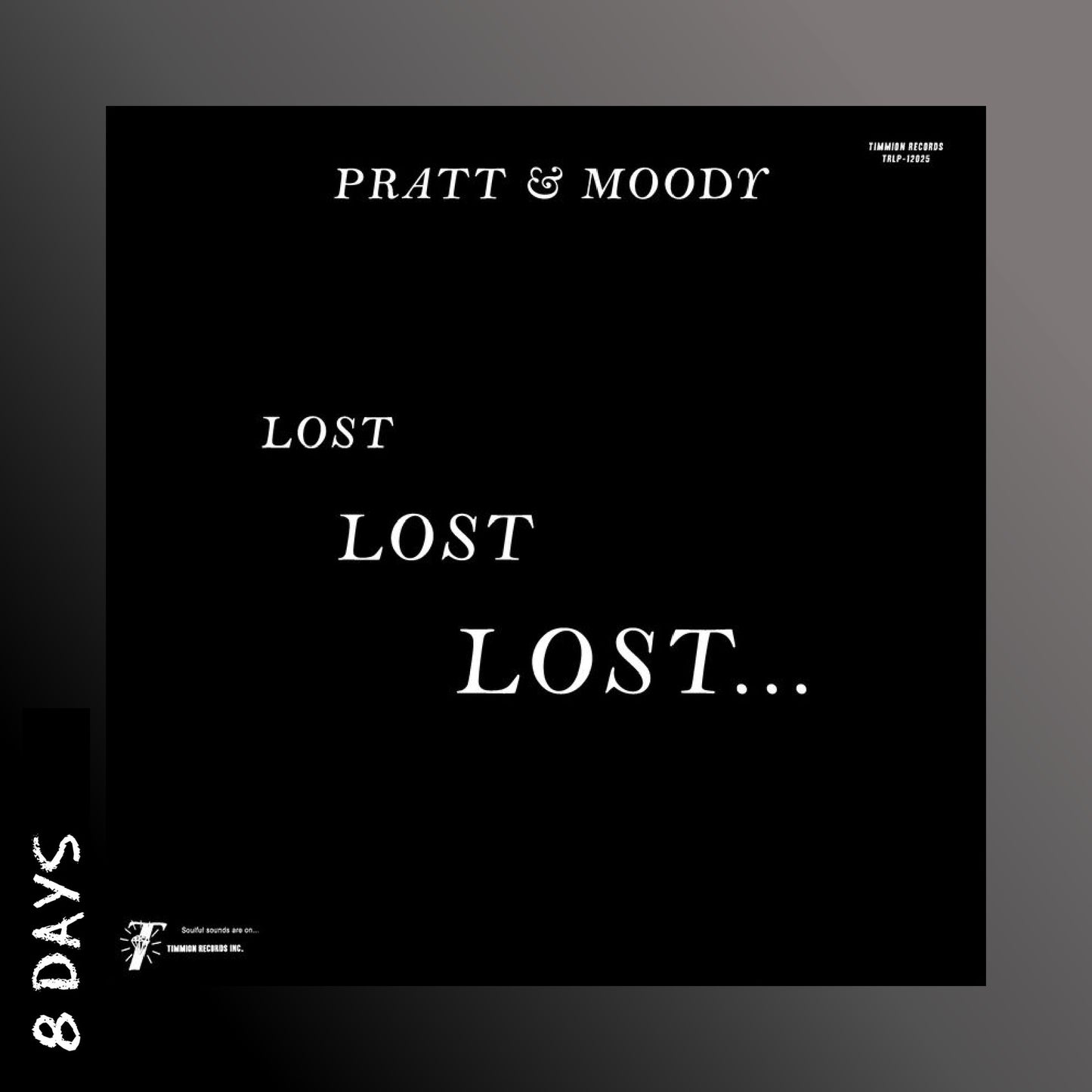 Pratt & Moody & Cold Diamond & Mink - Lost Lost Lost - Indies Smokey White Vinyl - Pre Order 9/10/26