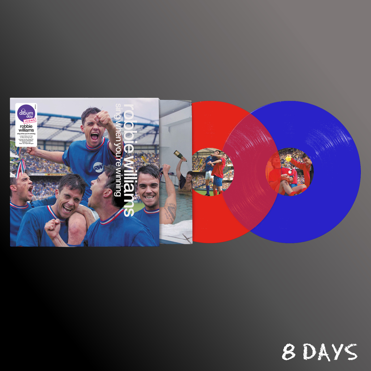 Robbie Williams - Sing When You're Winning - Red & Blue Vinyl 2LP | Pre-Order 17.10.26