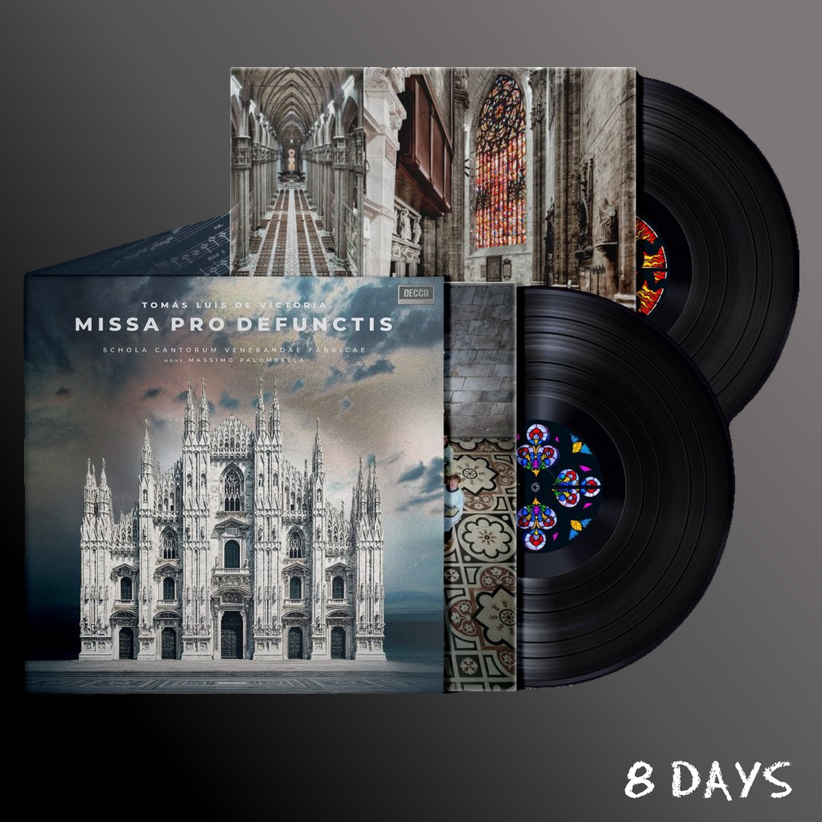 Schola Cantorum Venerandae Fabricae, Mons. Massimo Palombella - Tomás Luis De Victoria: Missa Pro Defunctis (Kirigami Edition) - Black Vinyl 2LP | Pre-Order 27.11.26