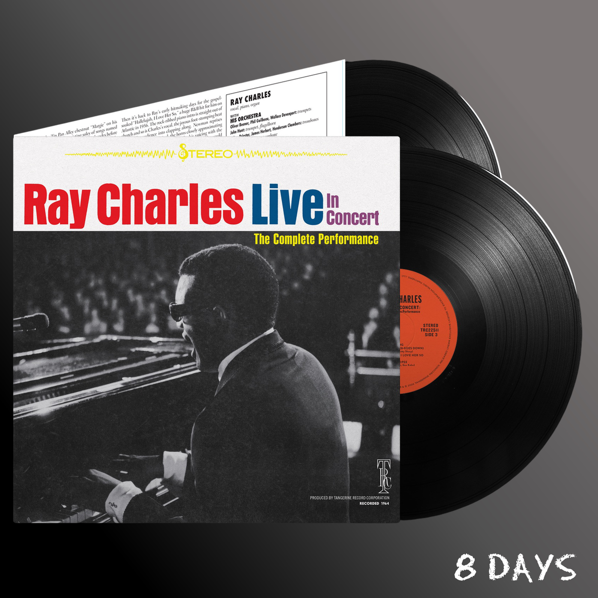 Ray Charles - Ray Charles Live In Concert - Black Vinyl 2LP | Pre-Order 25.9.26