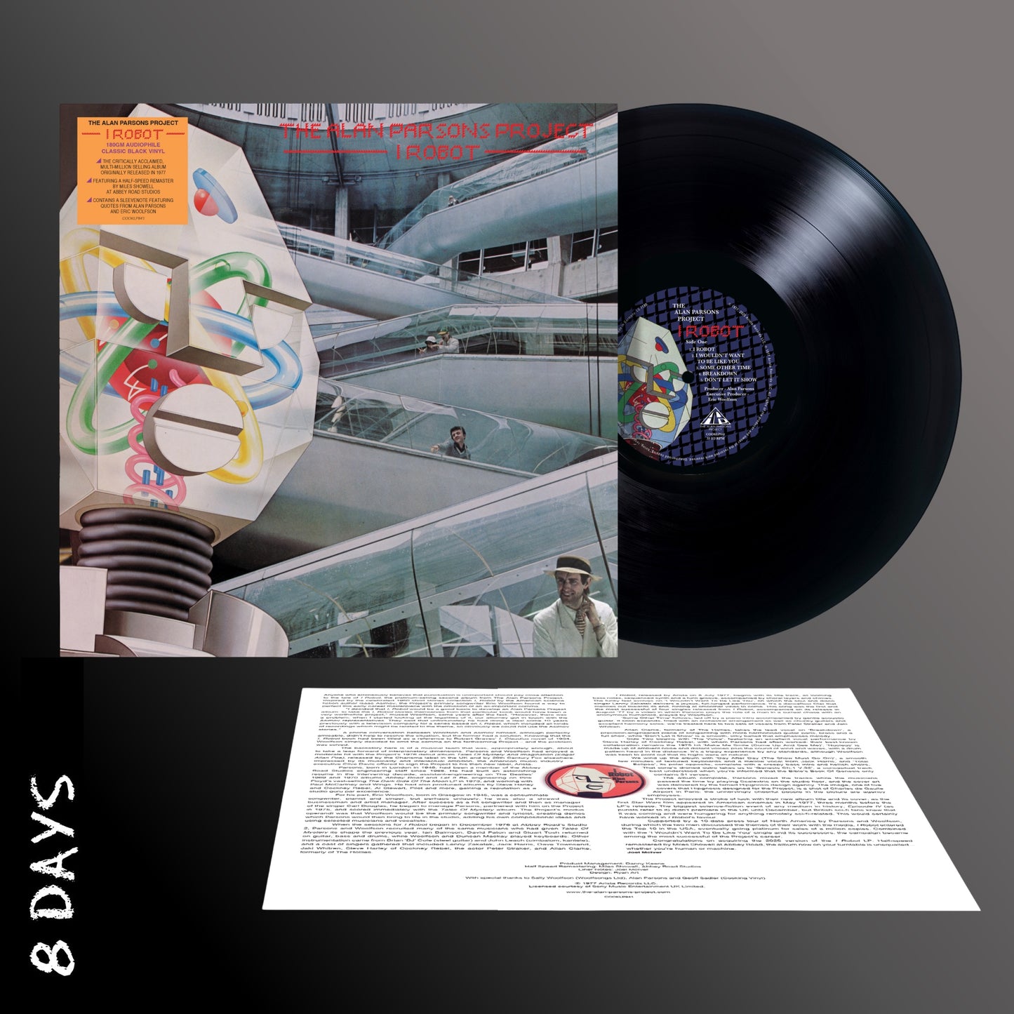 The Alan Parsons Project - I Robot - Audiophile ED. Black Vinyl - Pre Order 31/7/26