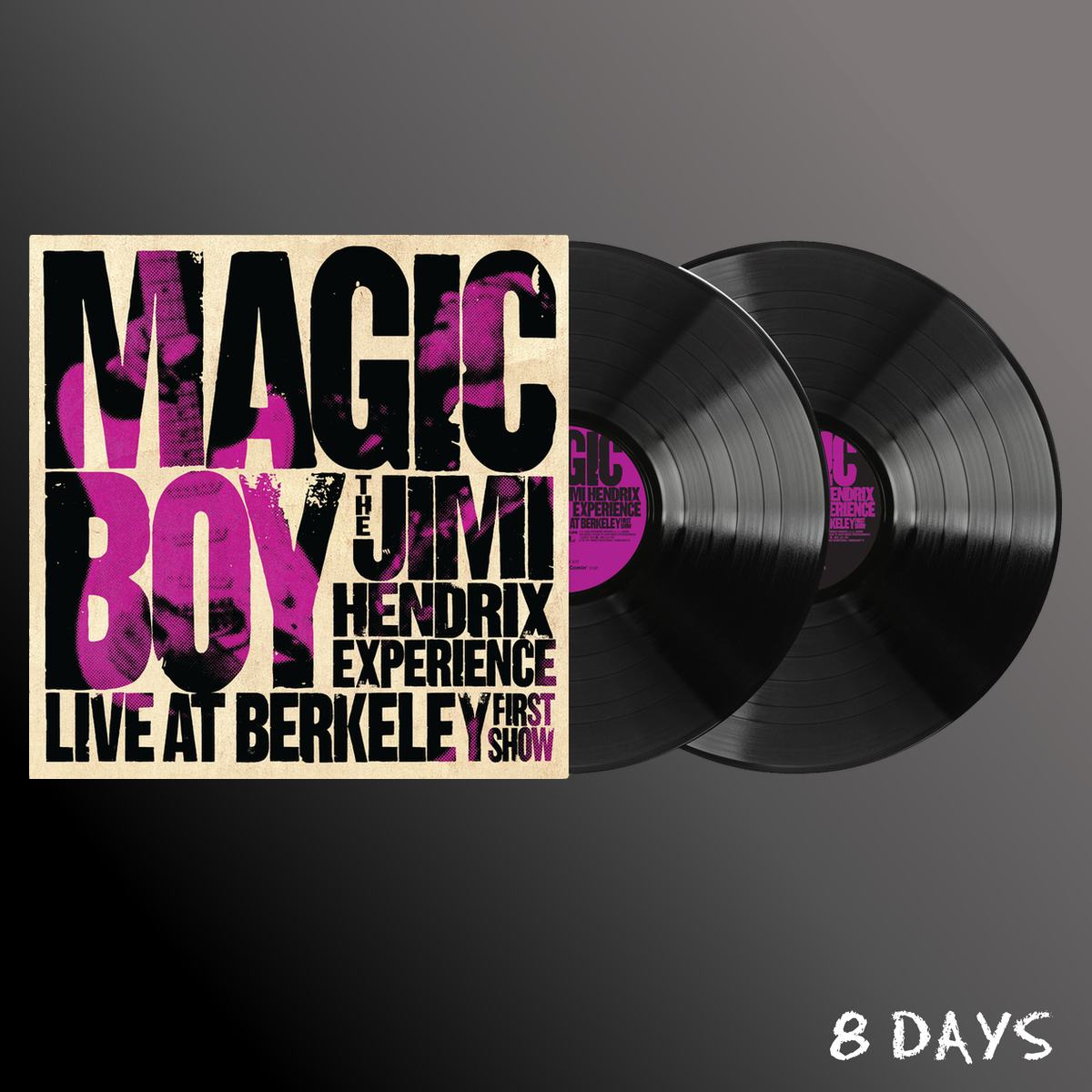 The Jimi Hendrix Experience - Magic Boy - Live at Berkeley, 1st Show - Black Vinyl 2LP | Pre-Order 16.10.26