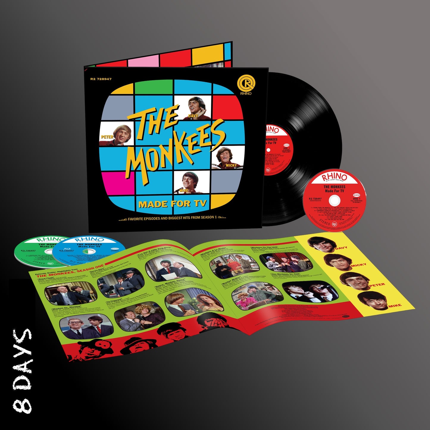 The Monkees - Made For TV: Favourites From Season 1 - Vinyl/CD/BR Boxset - Pre Order 14/8/26