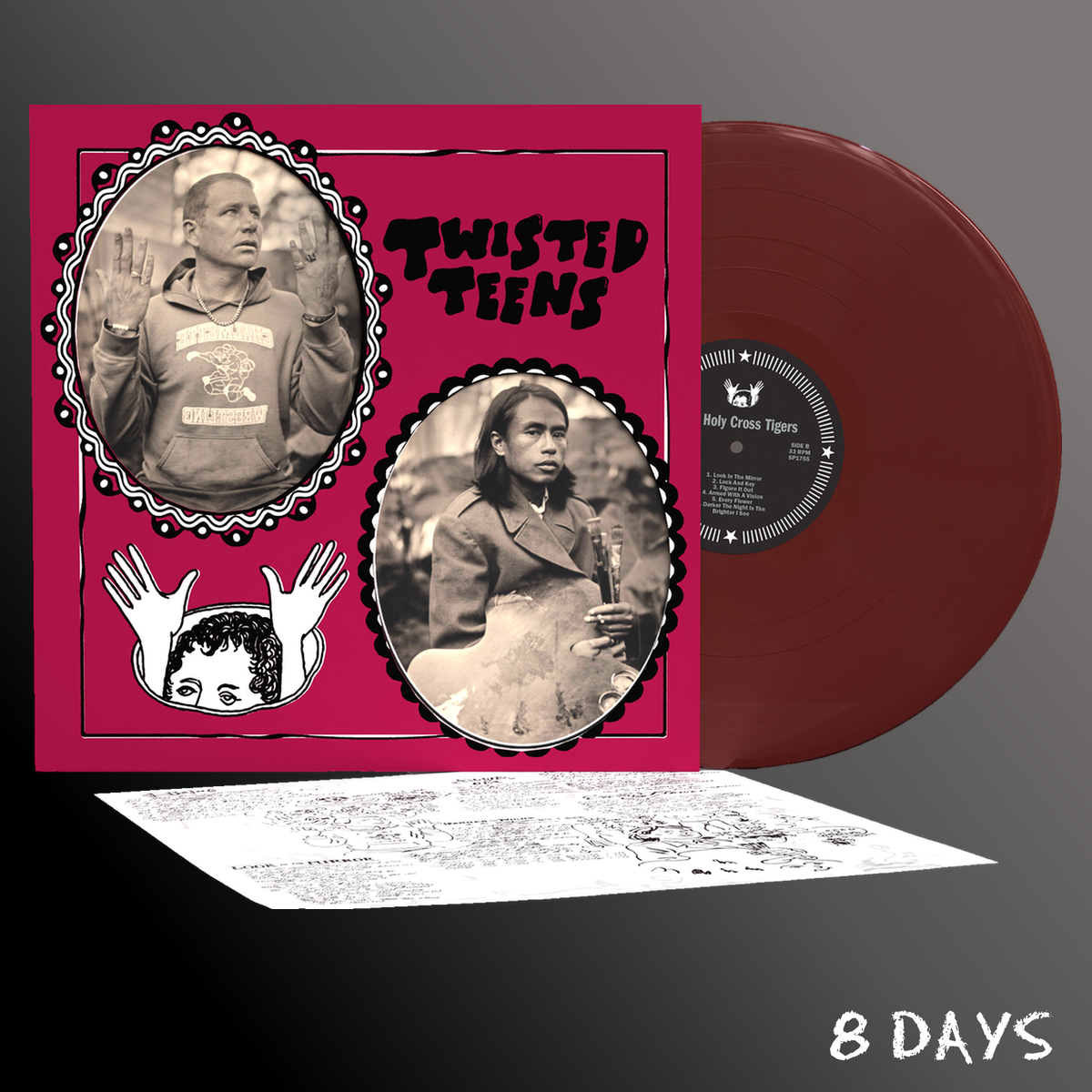 Twisted Teens - The Holy Cross Tigers - Maroon Vinyl LP | Pre-Order 6.11.26