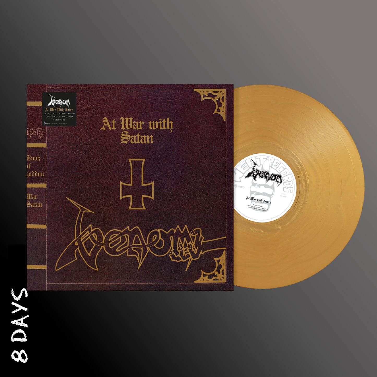 Venom - At War With Satan - Limited Edition Gold Vinyl LP | Pre-Order 21.8.26