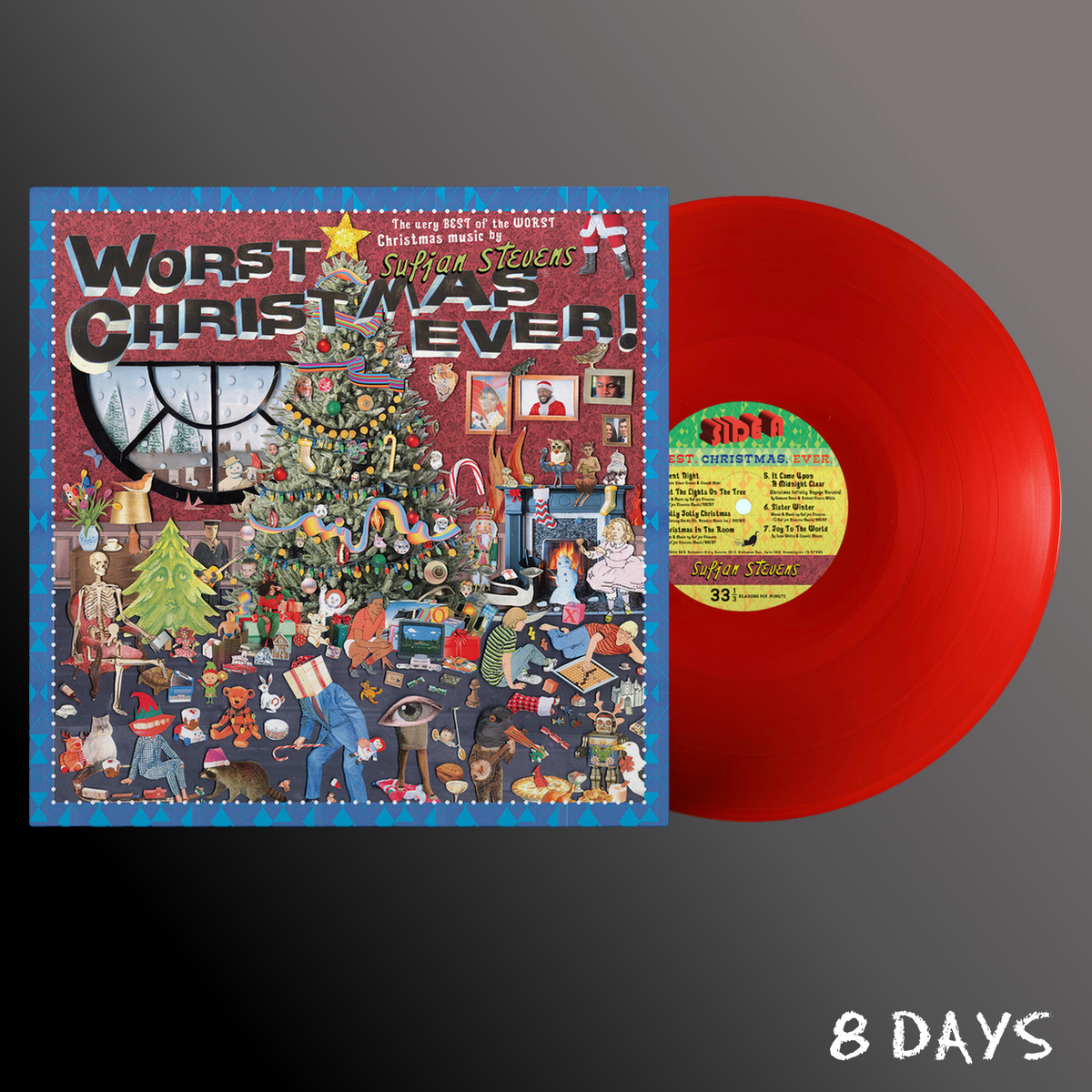 Sufjan Stevens - Worst Christmas Ever! - Translucent Red Vinyl LP | Pre-Order 6.11.26