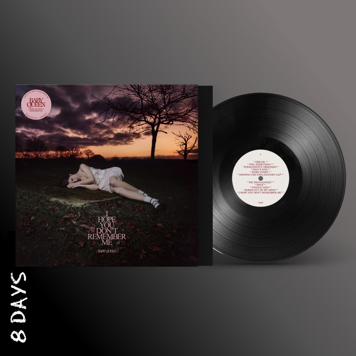 Baby Queen - I Hope You Don’t Remember Me - Black Vinyl - Pre Order 24/7/26