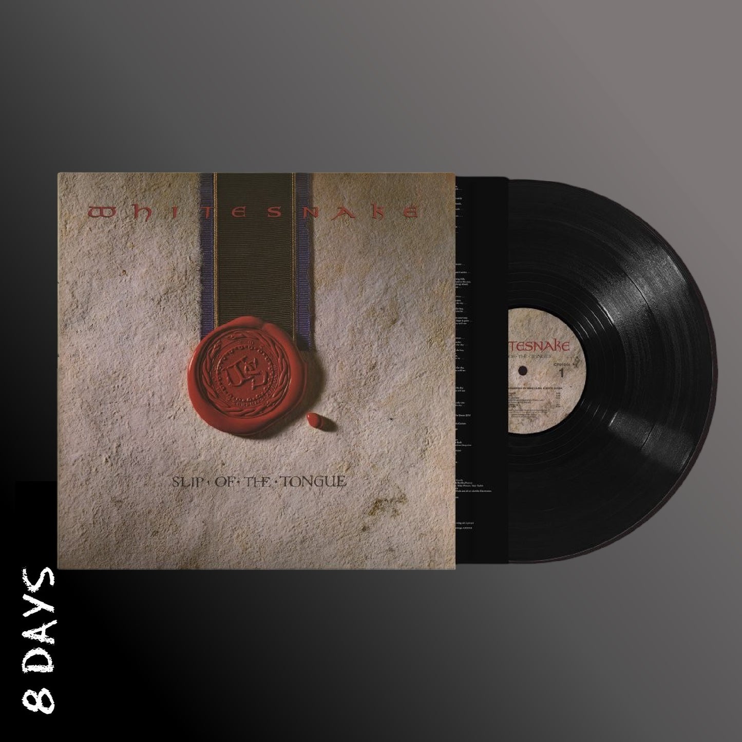 Whitesnake - Slip of the Tongue - Black Vinyl - Pre Order 18/9/26