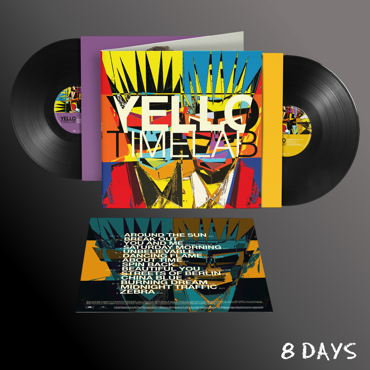 Yello - Time Lab - Black Vinyl 2LP | Pre-Order 30.10.26
